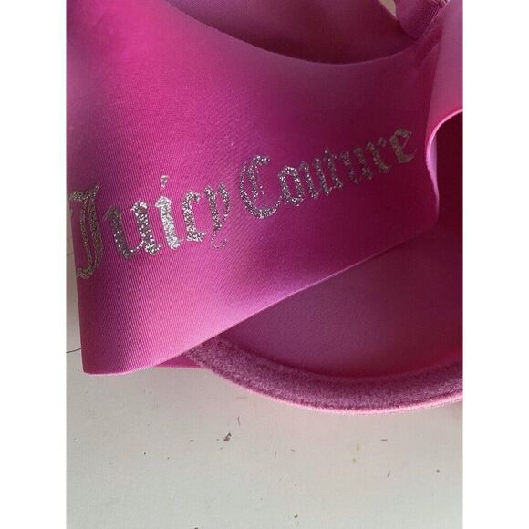 2 Pack Juicy Couture Bra Sz 36B SEXY Push Up JC7888 Hearts Valentines Pink NEW - Picture 10 of 10